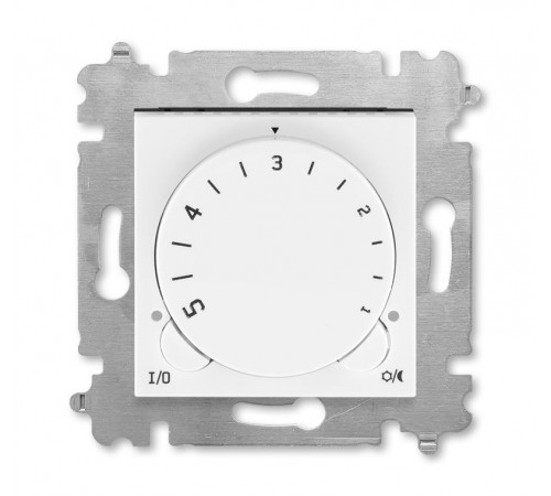 ABB Levit Белый / ледяной Терморегулятор с поворотной ручкой 16А  3292H-A00003 01W  2CHH920003A6001  ABB