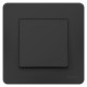 Blanca Антрацит С/У Переключатель 1-клавишный, 10А, 250B  BLNVS010606  SE