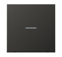 Клавиша для KNX кнопки, 1 группа, с окошком; металл; антрацит  AL101KO5AN  Jung