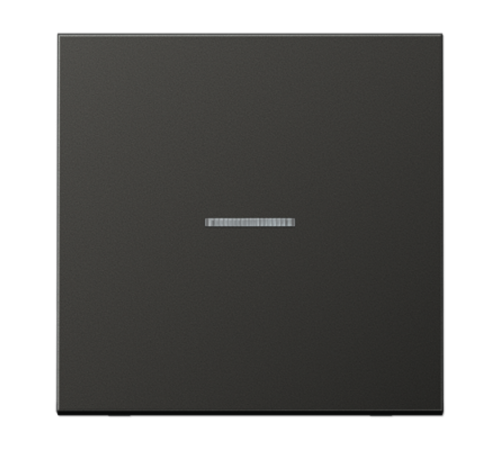 Клавиша для KNX кнопки, 1 группа, с окошком; металл; антрацит  AL101KO5AN  Jung