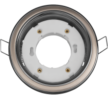 Светильник встраиваемый под лампу GX53 NGX 93 071 NGX-R10-007-GX53 (Два цвета черный хром-жемчуг)  93071  Navigator