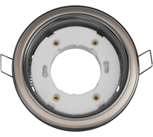 Светильник встраиваемый под лампу GX53 NGX 93 071 NGX-R10-007-GX53 (Два цвета черный хром-жемчуг)  93071  Navigator