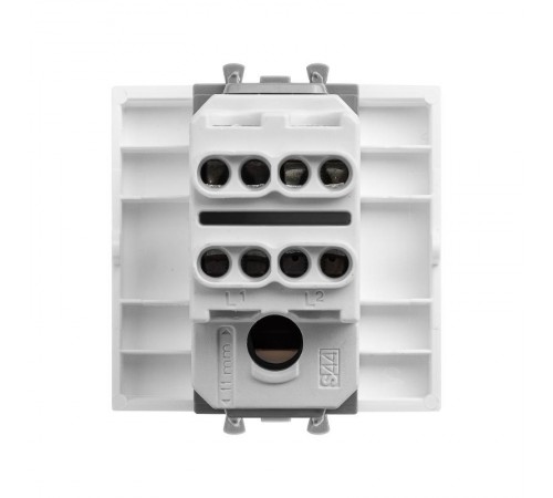 Выключатель двухполюсный одноклавишный модульный, "Avanti", "Белое облако", 2 модуля  4400222  DKC