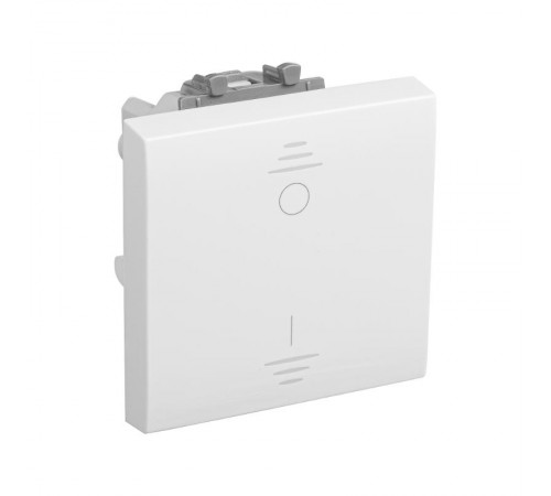 Выключатель двухполюсный одноклавишный модульный, "Avanti", "Белое облако", 2 модуля  4400222  DKC