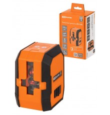 Лазерный уровень ЛУ-1(К), 15 м ± 1 мм/5 м, два луча, 635 нм, красный луч, резьба 1/4, "Гранит"  SQ1018-0302  TDM