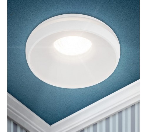Cветильник встраиваемый декоративный DK100 WH MR16 GU5.3 белый  Б0055588  ЭРА