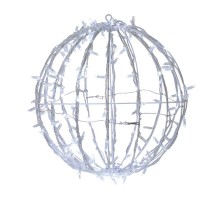 Шар светодиодный 230V, диаметр 30 см, 120 светодиодов, эффект мерцания, цвет белый  501-612  NEON-NIGHT
