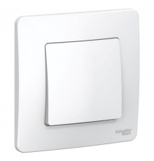 Blanca Белый С/У Выключатель 1-клавишный, 10А, 250B  BLNVS010101  SE