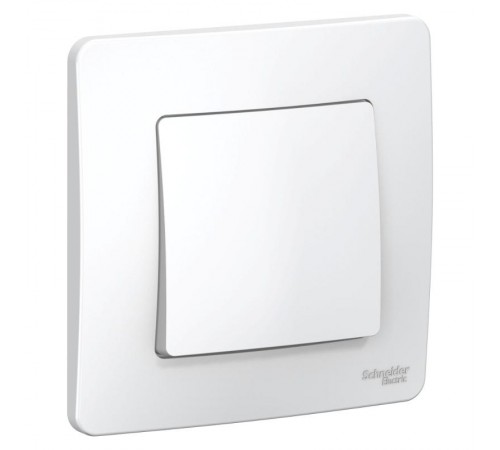 Blanca Белый С/У Выключатель 1-клавишный, 10А, 250B  BLNVS010101  SE