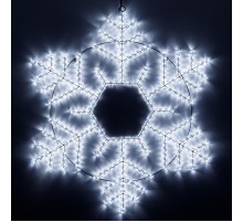 Фигура ARD-SNOWFLAKE-M10-1000x900-504LED White (230V, 31W) (Ardecoled, IP65)  034258  Arlight