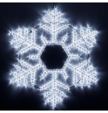 Фигура ARD-SNOWFLAKE-M10-1000x900-504LED White (230V, 31W) (Ardecoled, IP65)  034258  Arlight