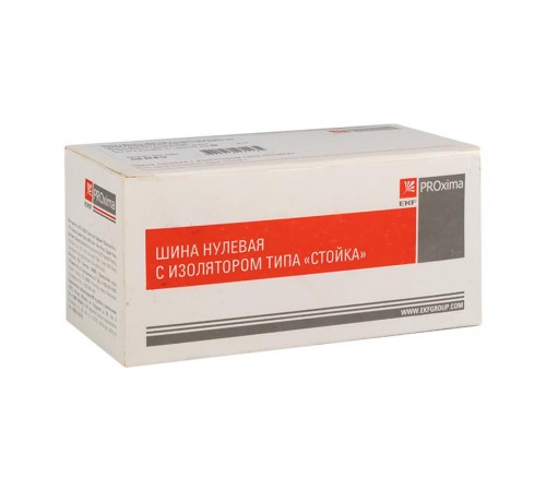 Шина "0" PE (6х9мм) 8 отверстий латунь зеленый изолированный корпус на DIN-рейку EKF PROxima  sn0-63-8-ig  EKF