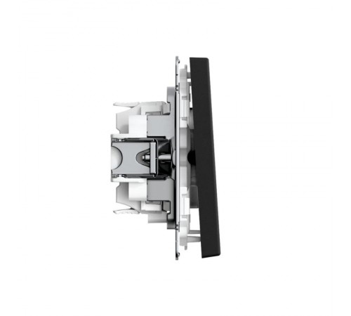 ArtGallery Карбон Переключатель 1-клавишный IP44, 10АХ, механизм, быстрозажим. клем.  GAL441061S  SE