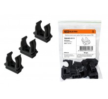 Крепеж-клипса для трубы ПНД 16 мм черная  SQ0405-0111  TDM