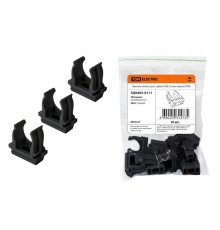 Крепеж-клипса для трубы ПНД 16 мм черная  SQ0405-0111  TDM