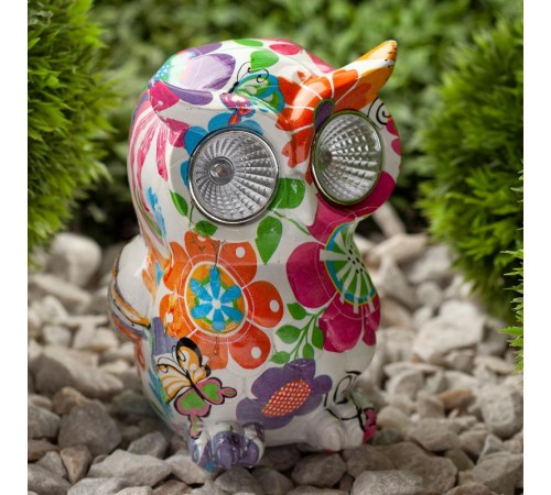 Cветильник садовый декоративный Птица на солнечной батарее ERAFYS01-04 полистоун, 15 см  Б0038497  ЭРА