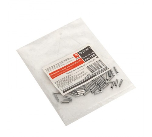 Наконечник штыревой втулочный НШв  1.0-8 (уп50шт) EKF PROxima  nshv-1.0-8  EKF