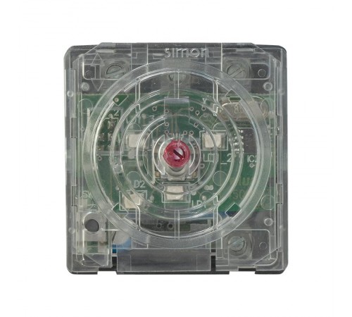 Simon 75 Механизм Выключатель нажимной релейный с голубой подсветкой, основной, проходной, 2000Вт 230В, S82, S82N, S88  75322-69  Simon