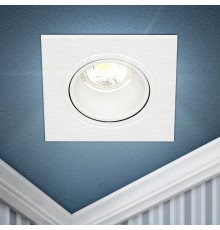 Светильник встраиваемый точечный KL90-1 WH MR16/GU5.3 белый, пластиковый  Б0054370  ЭРА