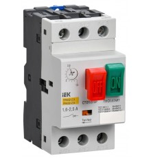 Пускатель ручной кнопочный ПРК32-25 In=25A Ir=20-25A Ue 660В  DMS11-025  IEK