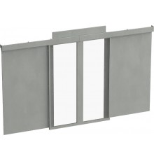 ITK by ZPAS Дверь раздв. 42U 1200 нож. сер. (2шт/компл) РФ  ZP-FD35-42U-1200-L-R  ITK