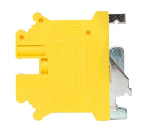 Клеммная колодка винтовая 4 UT земля scr-ut-4-pe  EKF