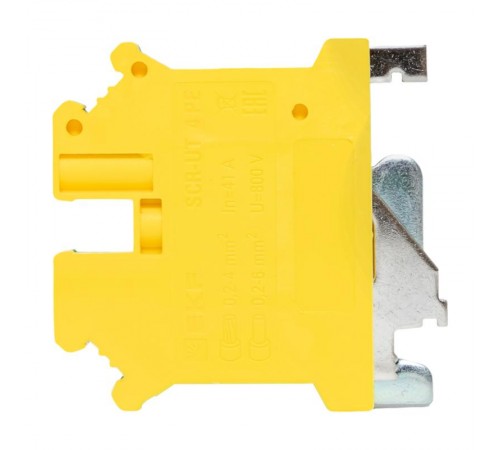 Клеммная колодка винтовая 4 UT земля scr-ut-4-pe  EKF