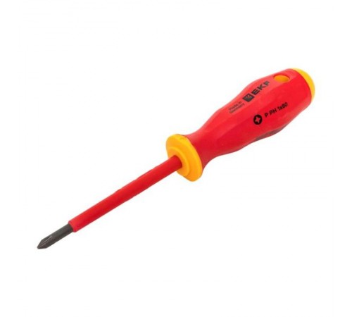 Отвертка Professional PH-FL1х80 мм VDE 1000В ph-fl-1-80-pro-inEKF