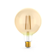 Лампа светодиодная Filament G125 10W 820lm 2400К Е27 golden диммируемая  158802010-D  Gauss