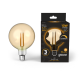 Лампа светодиодная Filament G125 10W 820lm 2400К Е27 golden диммируемая  158802010-D  Gauss