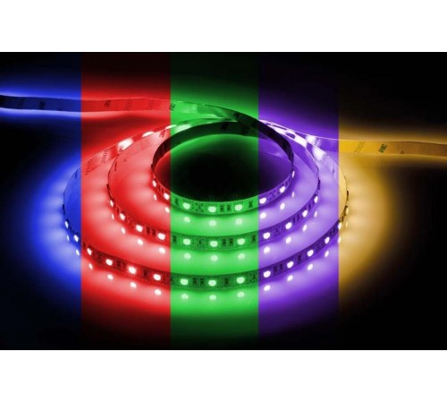 Лента светодиодная LS606, готовый комплект 3м 60SMD(5050)/м 14.4Вт/м IP20 12V RGB  27722  Feron