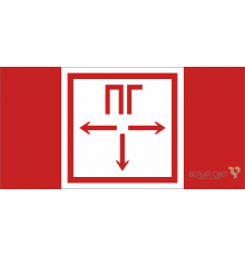 Пиктограмма (Пластина) "Пожарный гидрант" BL-3015B.F09  a18697  Белый свет