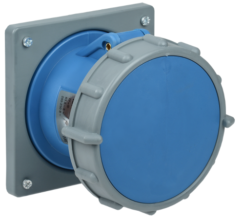 Розетка встраиваемая MAGNUM ССИ-433 63А-6ч/200-250В 2P+PE IP67  PSN71-063-3-2-67  IEK