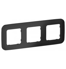 FLITE Artistic Рамка 3-ая РУ-3-А-ФлЧ черный  FI-M32-31-20-K02  IEK