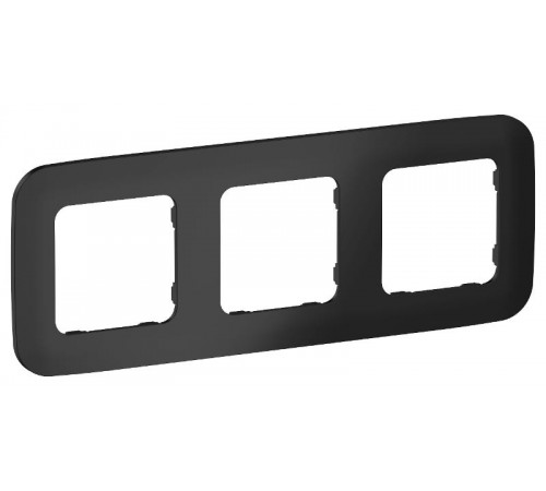 FLITE Artistic Рамка 3-ая РУ-3-А-ФлЧ черный  FI-M32-31-20-K02  IEK