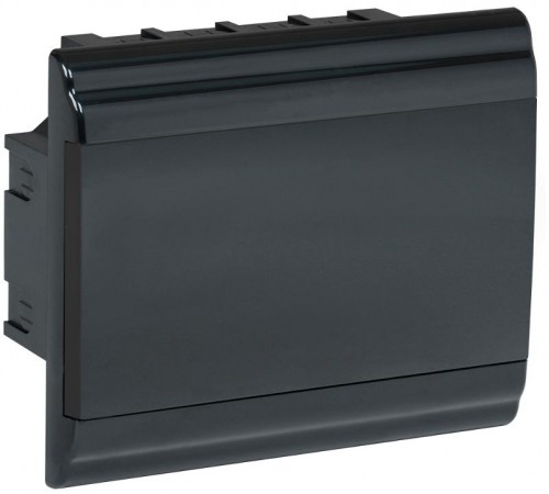 Корпус пластиковый встраиваемый на 9 модулей ЩРВ-П-9 PRIME черный IP41  MKP13-V-01-09-41-K02  IEK