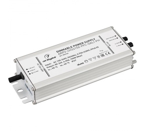 Блок питания ARPV-UH24150-PFC-DALI-PH (24V, 6.3A, 150W)  026126  Arlight