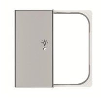 SRL-2-L-85PL Клавиша двойная левая free@home, SKY, освещение, серебристая2CLA852642A1301 ABB