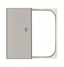 SRL-2-L-85PL Клавиша двойная левая free@home, SKY, освещение, серебристая2CLA852642A1301 ABB