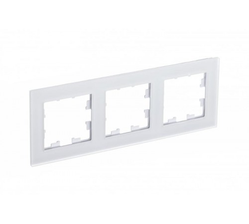 AtlasDesign Nature Белый Рамка 3-ая, матовое стекло  ATN330103 SE