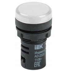 Лампа AD22DS(LED)матрица d22мм белый 110В AC/DC    BLS10-ADDS-110-K01  IEK