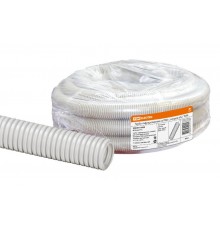 Труба гибкая гофрированная ПВХ 32мм с протяжкой лёгкая (50м)  SQ0401-0004  TDM