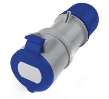 Розетка кабельная с безвинтовыми клеммами IP44 32A 2P+E 230В  DIS3133243F  DKC