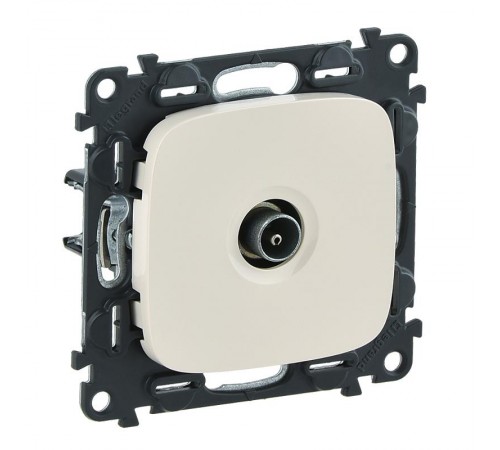 Valena ALLURE DIY Сл.кость Розетка TV оконечная, 10 дБ, 0-862 МГц  753860  Legrand
