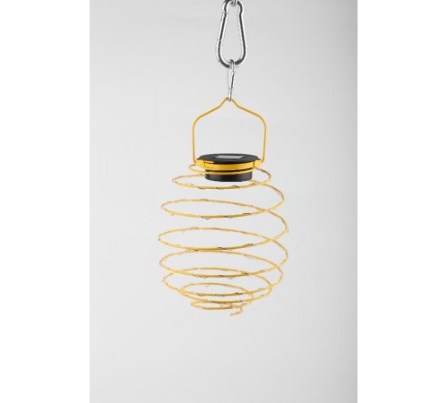 Cветильник садовый декоративный подвесной Спираль на солнечной батарее, ERASF024-28 16 см  Б0044235  ЭРА