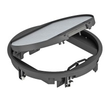 Лючок GESR9-2U (универсальный) 12xModul45 (полиамид,черный) (GESR9-2U12T 9011)  7405466  OBO Bettermann