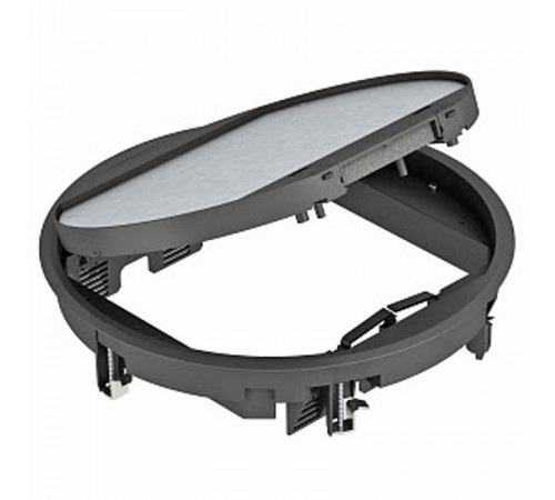 Лючок GESR9-2U (универсальный) 12xModul45 (полиамид,черный) (GESR9-2U12T 9011)  7405466  OBO Bettermann