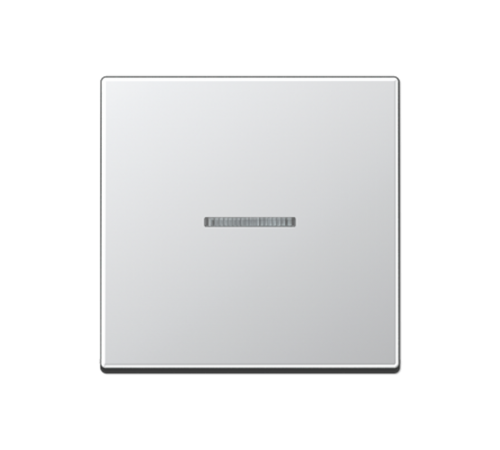 Клавиша для KNX кнопки, 1 группа, с окошком; дюропласт; алюминий  A101KO5AL  Jung