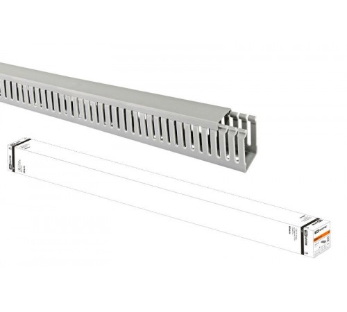 Кабель-канал перфорированный 25х40 перфорация 4/6мм (40 м)  SQ0410-0012  TDM