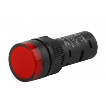 Лампа AD16DS(LED)матрица d16мм красный 24В AC/DC (20/1000/28000)  Б0045608  ЭРА